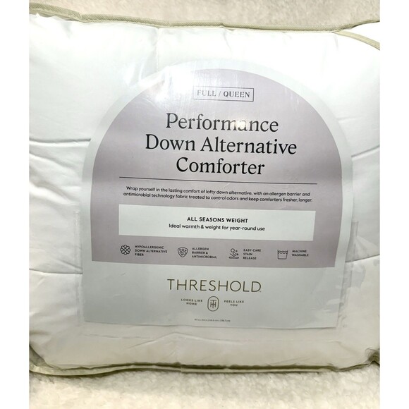 Full/Queen Performance Down Alternative All Season Duvet Comforter - Threshold - Picture 7 of 8